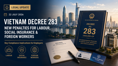 Vietnam Decree 283 on labour, social insurance and foreign-worker penalties