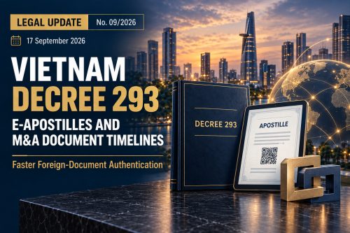 Vietnam Decree 293/2026 on e-Apostilles and M&A document timelines